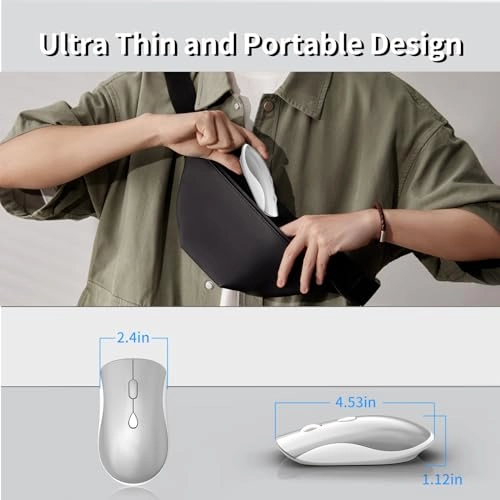 Ergonomic Optical Mouse - USB Wireless