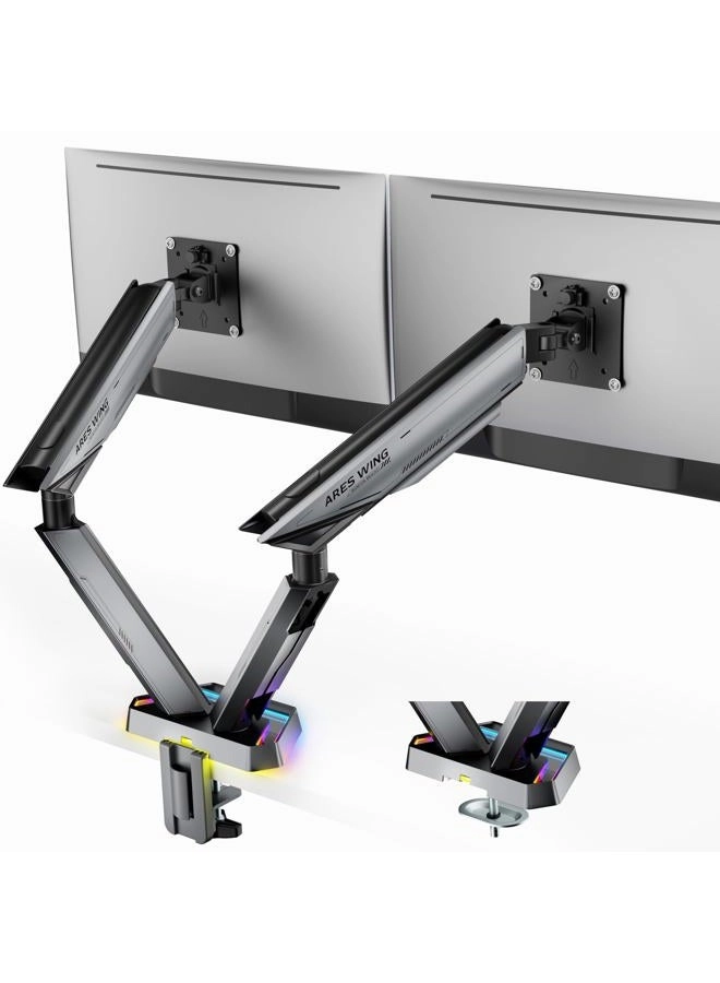 Dual Monitor Mount - 2 Monitors 17-35 Inch VESA 75x75 or 100x100mm