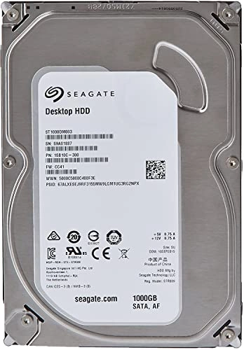 Barracuda 3.5" 7200rpm 64MB SATA 6Gb/s (ST1000DM003) - 1TB