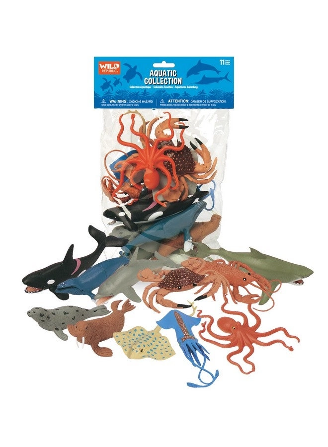 Wild Republic Ocean Babies Figurines Tube 11 pcs