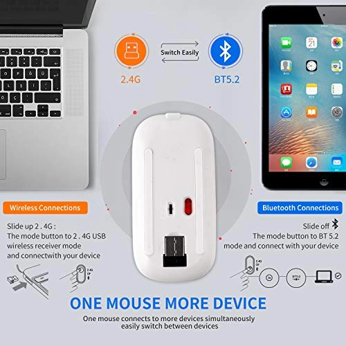 Dual Mode Silent Mouse - Wireless