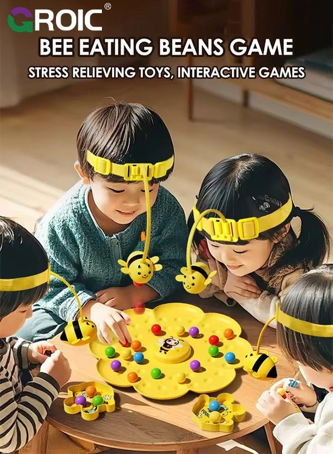 Magnetic Bee Bean Picking & Tabletop Fishing Game - Ages3+