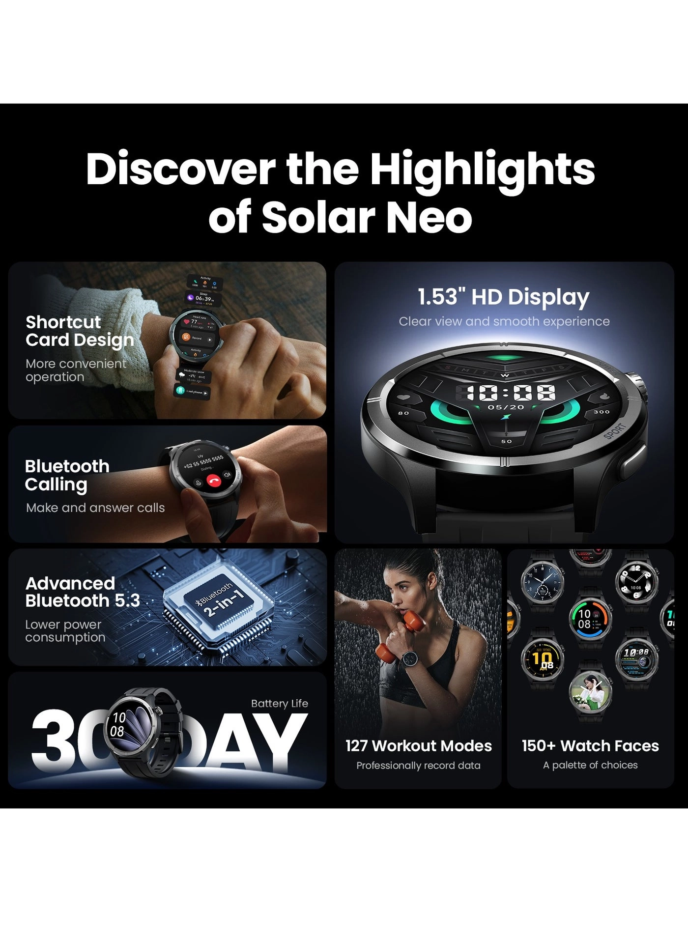 Solar-Neo - 300 mAh 1.53" IP68