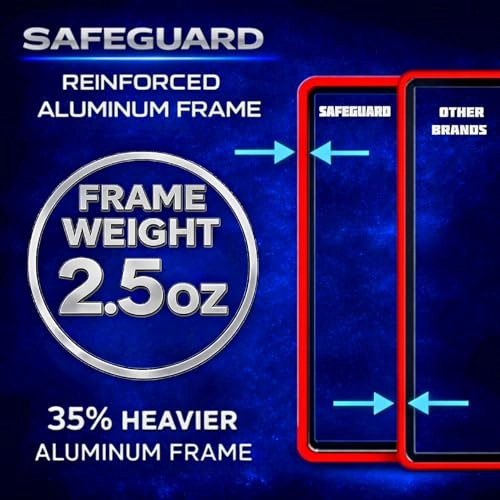 BGS Slab Bumper Case - Red Aluminum
