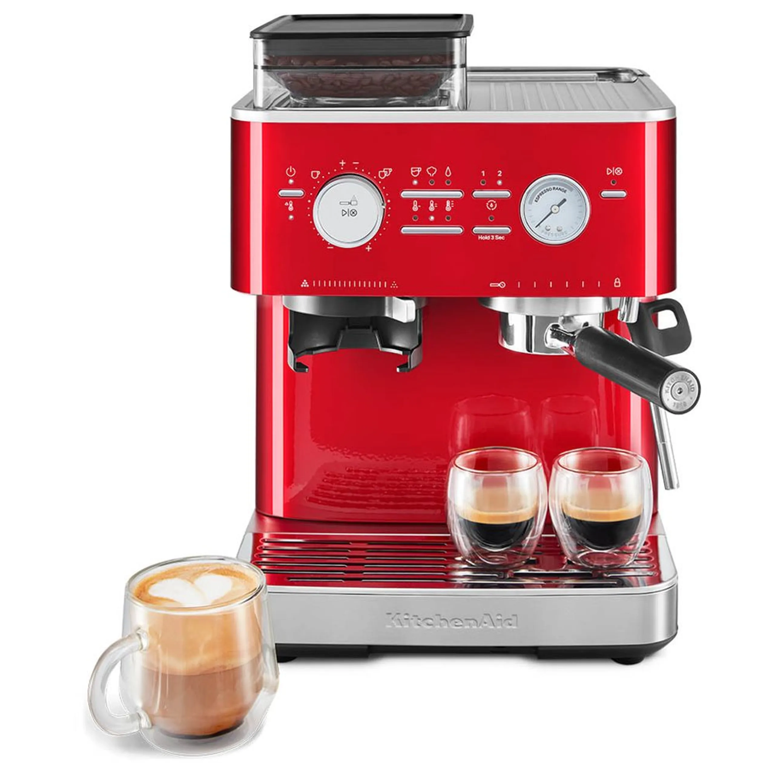 Semi Automatic - Conical Burr Grinder Steam Wand 5KES6551BSX