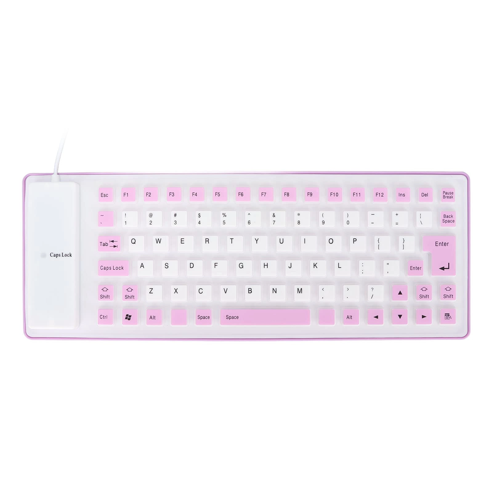 Foldable Silicone Keyboard - Wired
