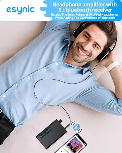 Headphone Amplifier - Bluetooth 5.1 3.5MM Rechargeable