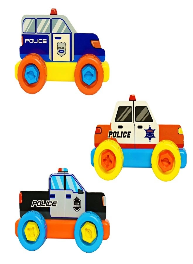 Tak Tak Toys Police Patrol - 3-in-1 Set