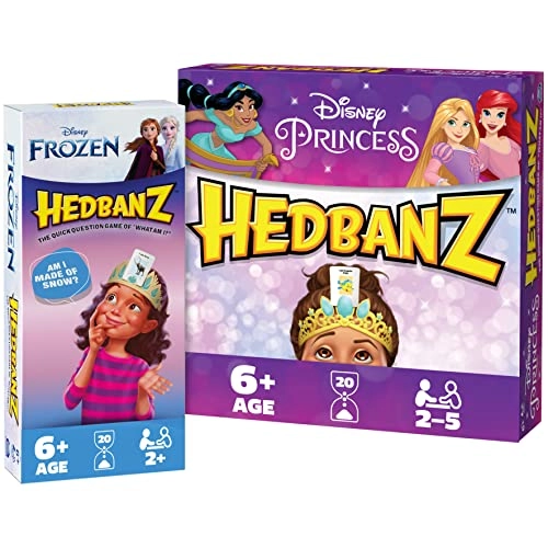 Hedbanz Disney Princess + Hedbanz Frozen - Ages 6 and Up