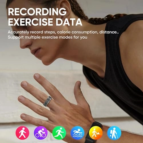 Smart Ring - Heart Rate Sleep Blood Pressure