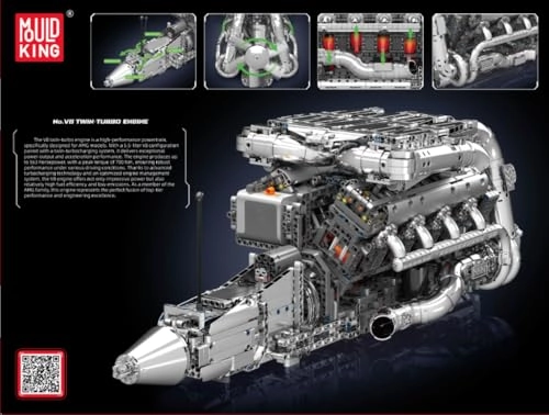 10168 Technik V8 Engine - 2899 pcs