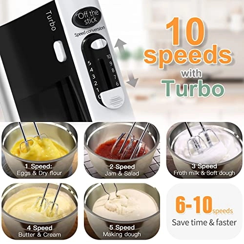 Hand Mixer - 6 Piece 600W