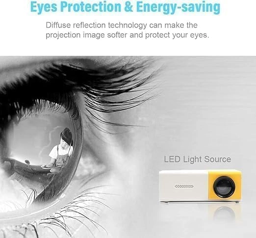 Mini Portable Led Projector Yg300 400 Lux