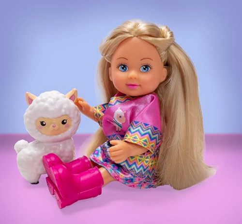Evi Love Doll - 12 cm Alpacas 2 Animal Figures Ages 3+