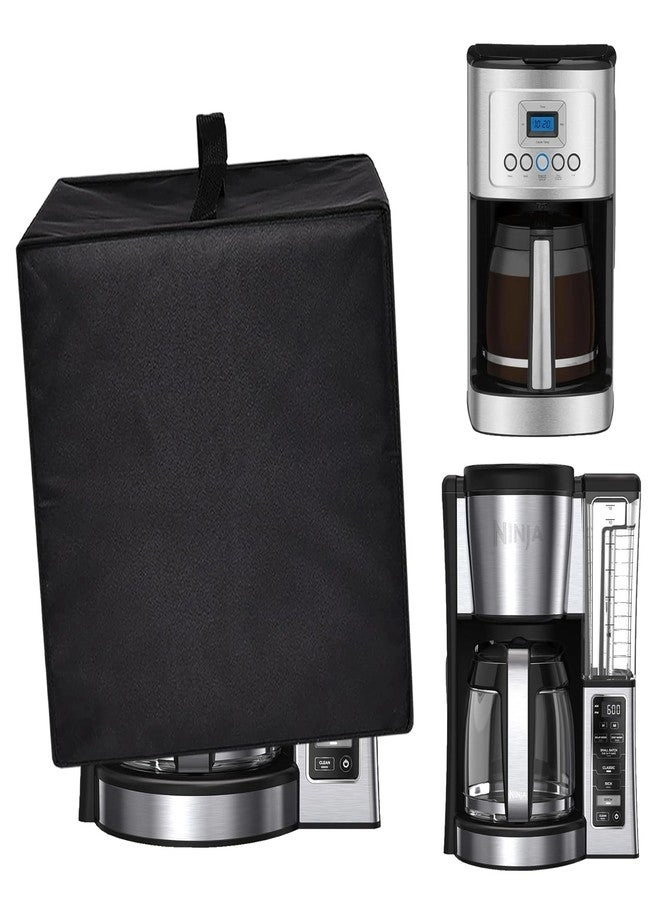 CouldyCasi Coffee Machine Cover - Black 600D Nylon Waterproof Heat Resistant