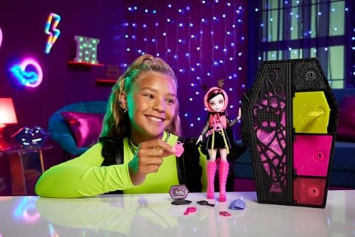 Draculaura Doll - Skulltimate Secrets Neon Frights 19+ Surprises