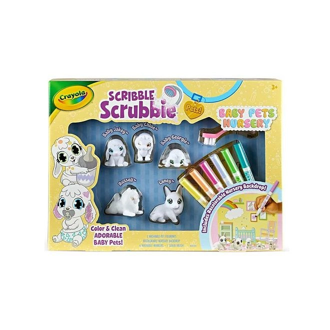 Scribble Scrubbie Pets - 3+ years 12 pcs