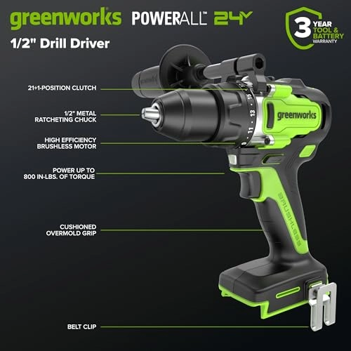 24V Brushless Drill/Driver - 4.0Ah