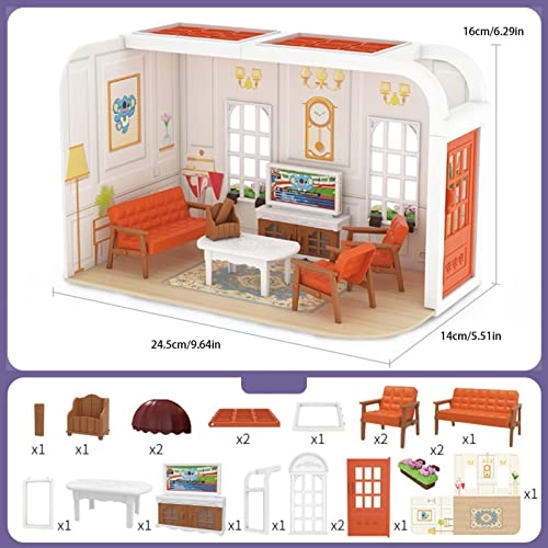 Miniature Dollhouse Kit - Children House 1:32