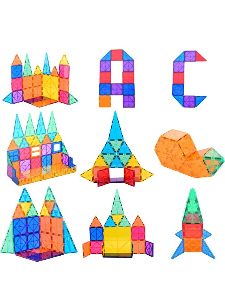Magnetic Building Tiles Set - 3+ 78 pieces