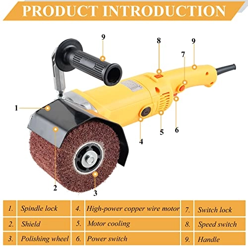 Electric Burnishing Polishing Machine - 2200W