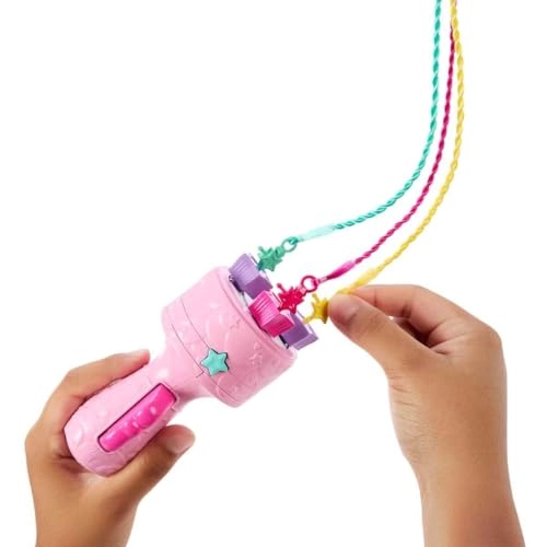 Barbie Dreamtopia Fantasy Braid Twist N Style Rainbow Hair Doll Playset - Twisting Tool Styling Accessories Ages 3+