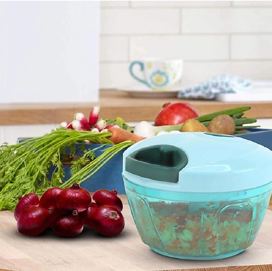 Blixxor Handy Vegetable Chopper - 450 ml 2 Blades