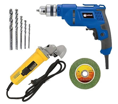 Angle Grinder - 100mm + Drill Machine