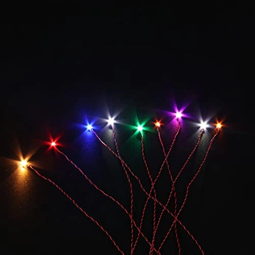 Colourful Flashing LED Light Set - 30 cm Pack of 2 Multi-coloured