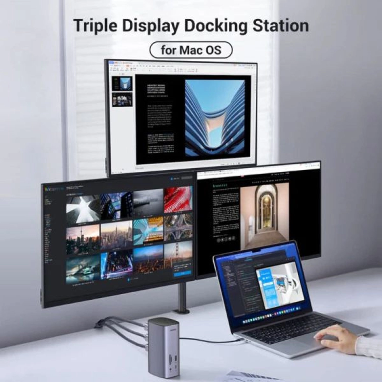 Universal Docking Station - 12-in-1 4K 100W PD Charging