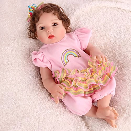 Reborn Baby Doll - 18 Inch 45cm Soft Vinyl Girl