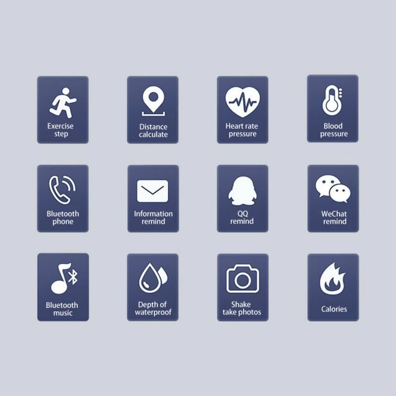 M8 - Heart Rate Monitor 1.1" Display Bluetooth