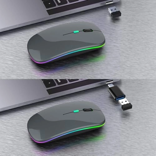 Vertical Ergonomic Optical Mouse - Bluetooth Wi-Fi