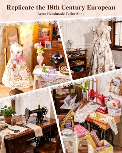 Elsa's Tailoring - DIY Miniature House Kit