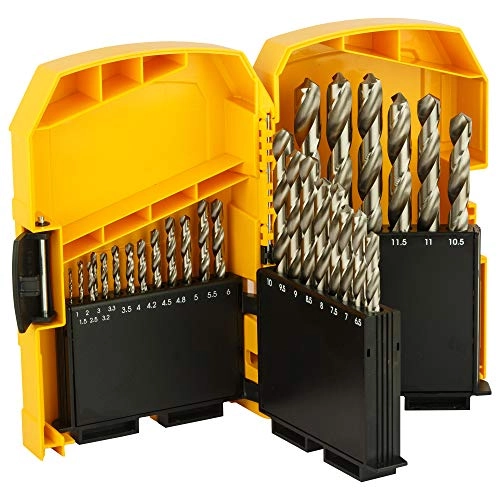DeWALT Extreme 2 - 29 piece(s) 1|1.5|2|2.5|3|3.2|3.3|3.5|4|4.2|4.5|4.8|5|5.5|6|6.5|7|7.5|8|8.5|9|9.5|10|10.5|11|11.5|12|12.5|13mm