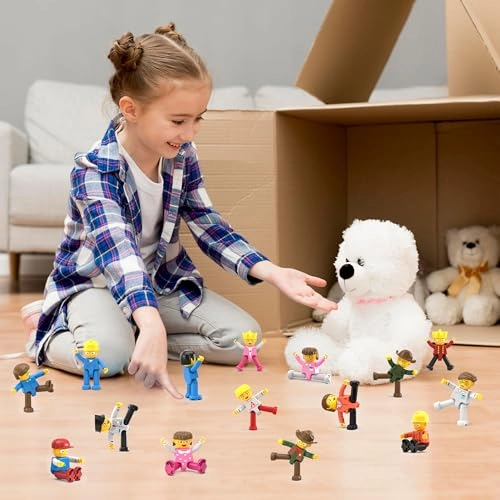 Magnetic Character Action Figures - 15 pcs