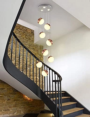 Long Multi Lights Chandelier - 3 color dimmable LED