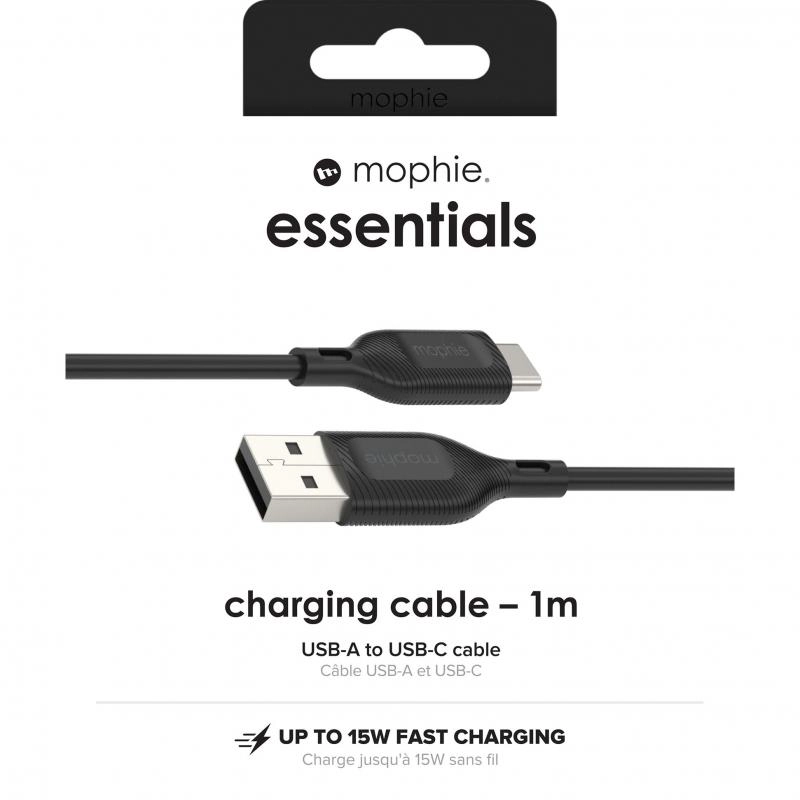 Charge Cable USB-A to USB-C 1m PVC