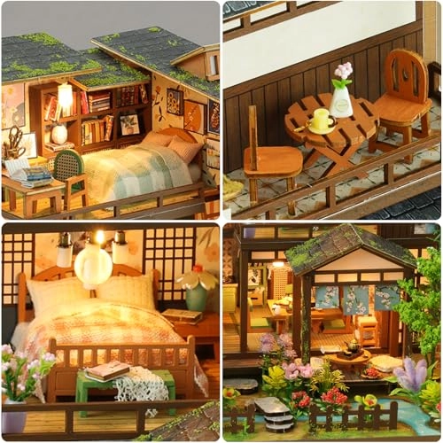 Villa Tiny House Kit - Wooden LED Light