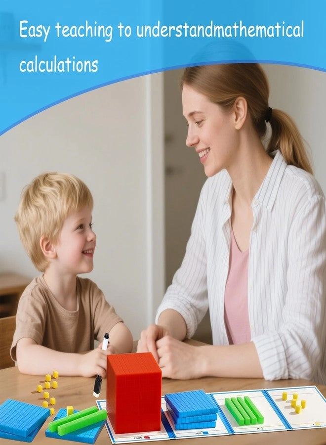 Base Ten Blocks - Kindergarten 1st-3rd Grade 137 pieces