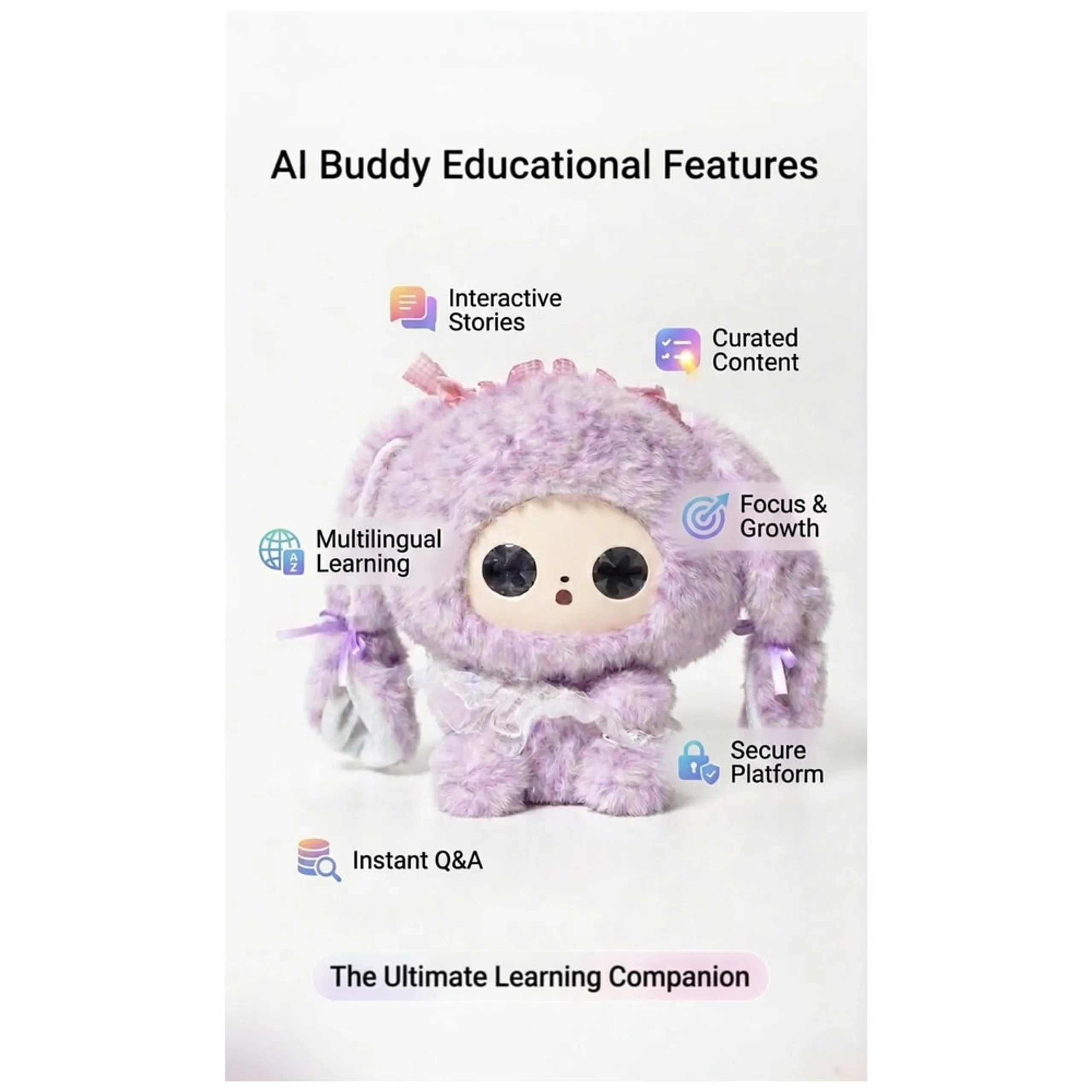 YOPARK AI Buddy Mood Buddies Echo - لَعِمَر 3 سِنوات فما فوق