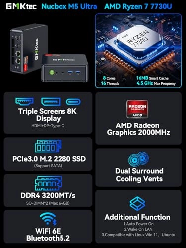 M5 Ultra - 32GB 512GB Ryzen 7 7730U