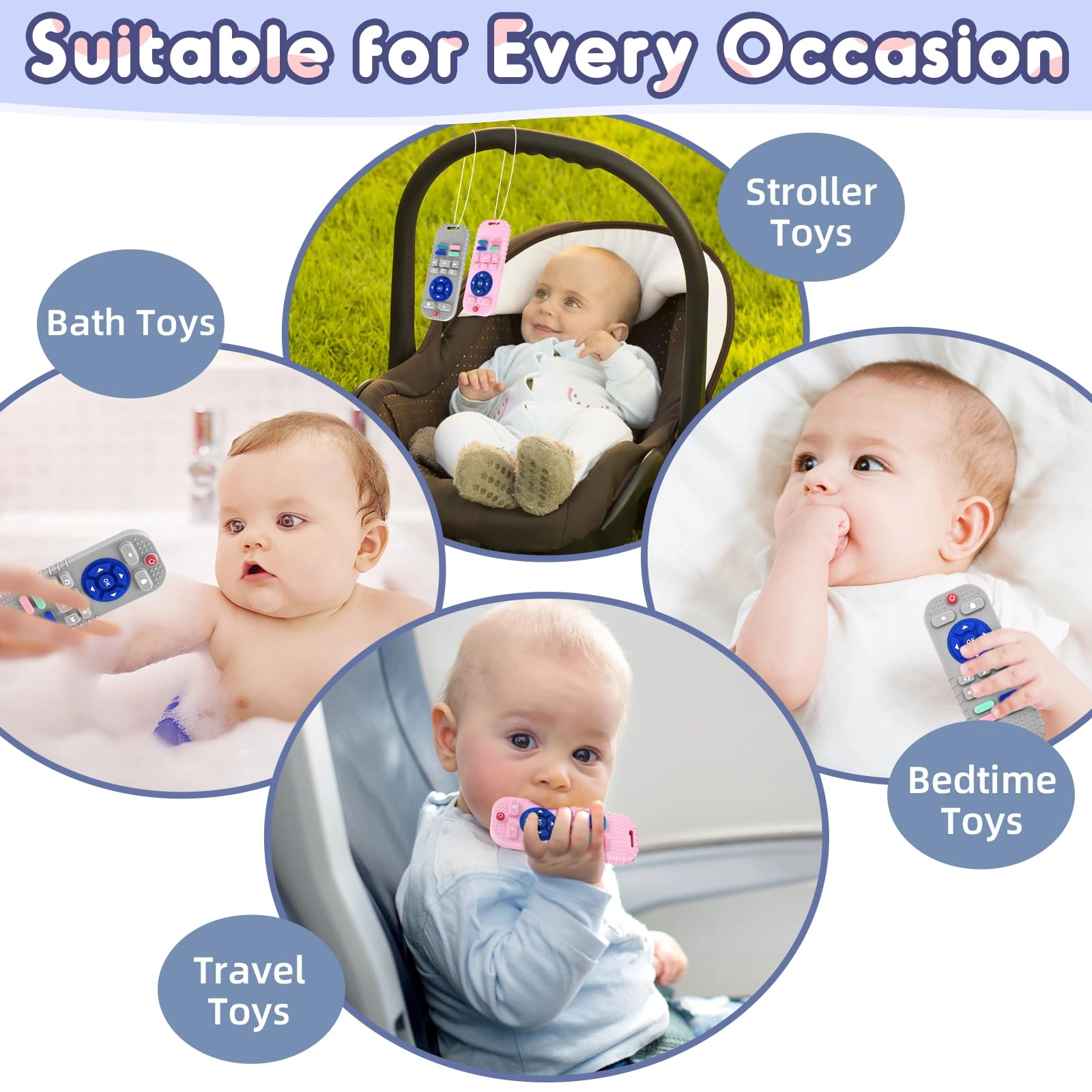 Remote Control Teether - Silicone