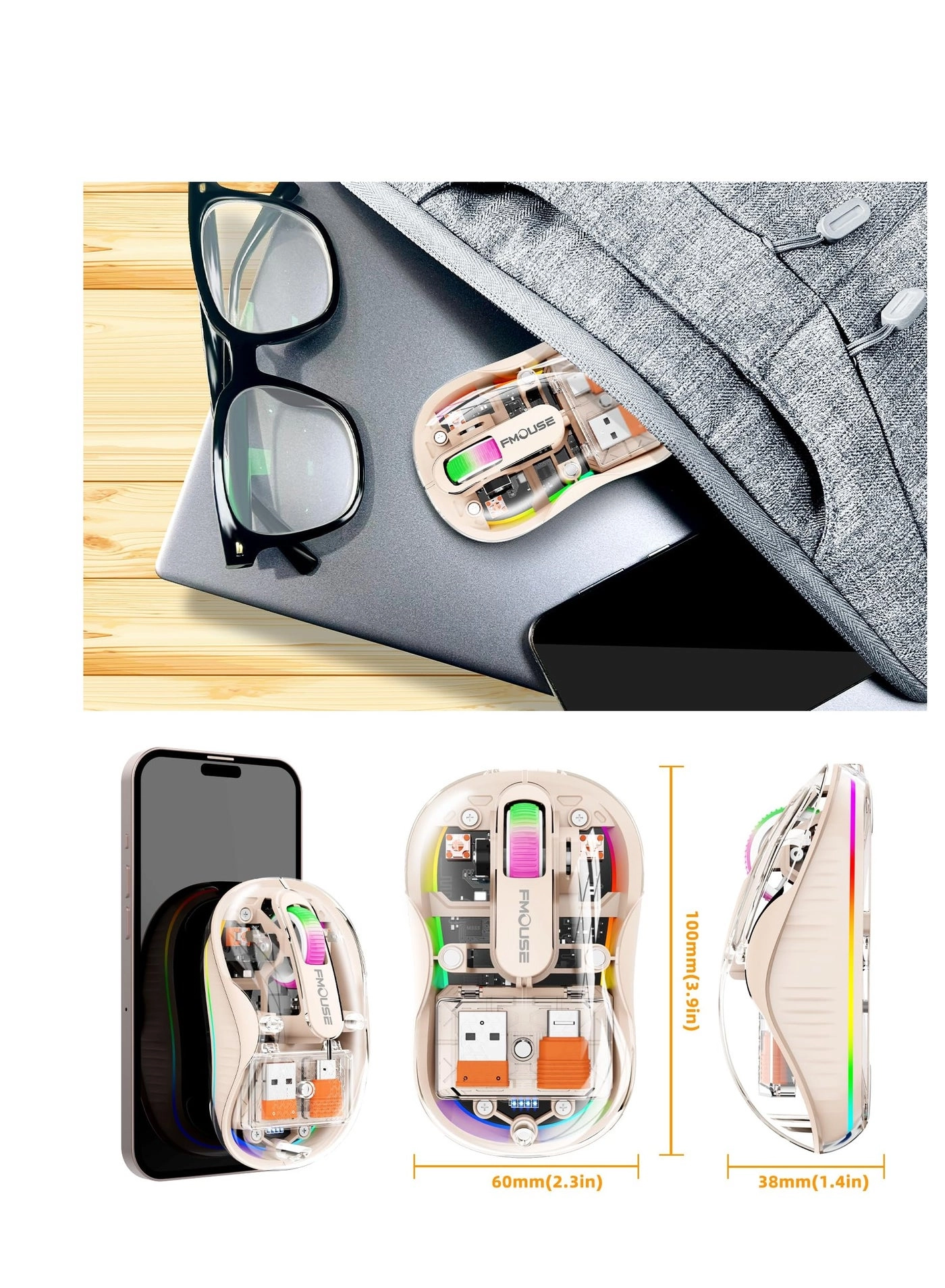 Transparent Mouse - Wireless