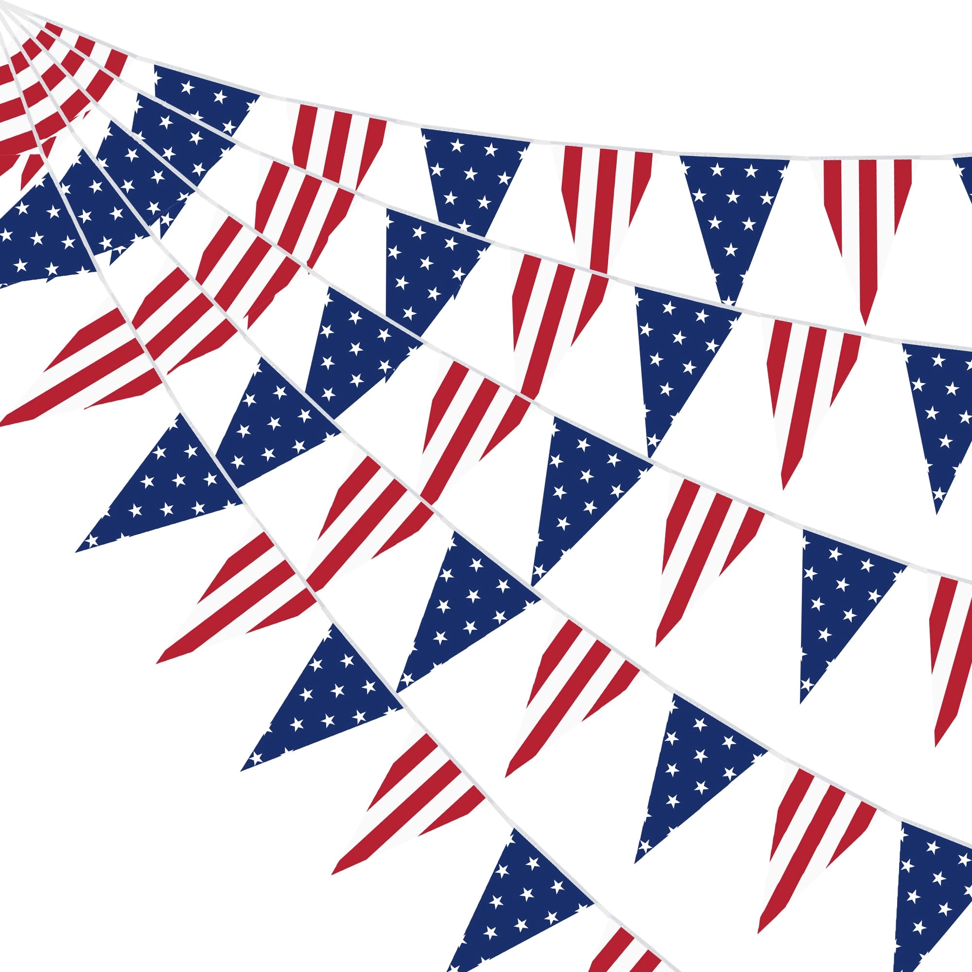 heartome 4th of July Banner - 60Pcs 4th of July
