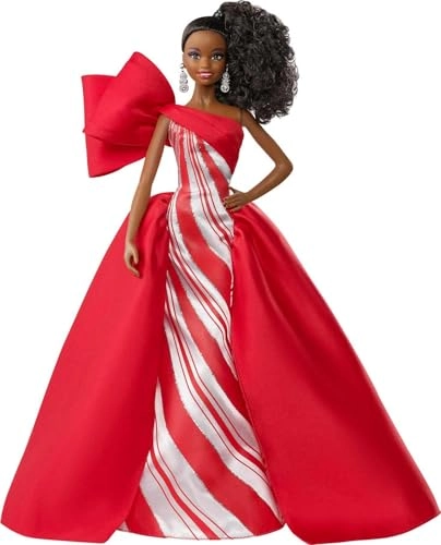 Barbie 2019 Holiday - Brunette Curly Ponytail Ages 6+