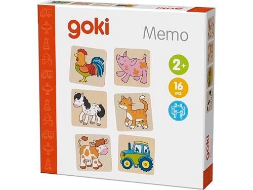 Memory Game, The Farm II Motor Activity Development - 3 years and up 16 pieces