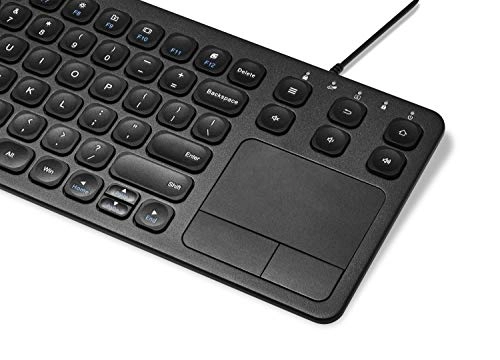 15 Inch USB Keyboard with Touchpad - Wired/Wireless