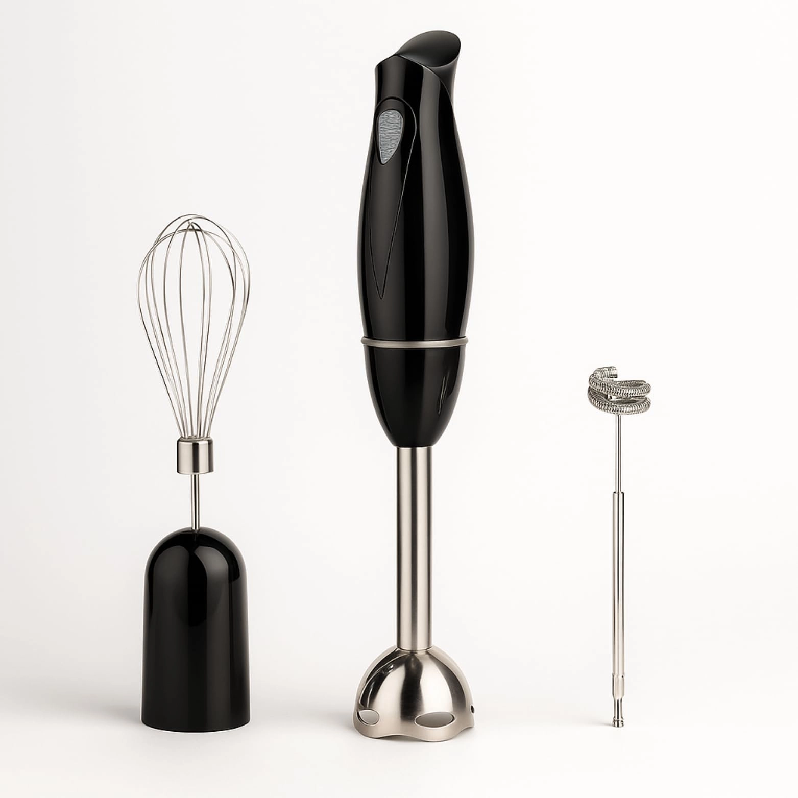 HOME ESSENCE Hand Blender Set - 3-in-1 Handheld Mixer Stainless Steel Blending Stick
