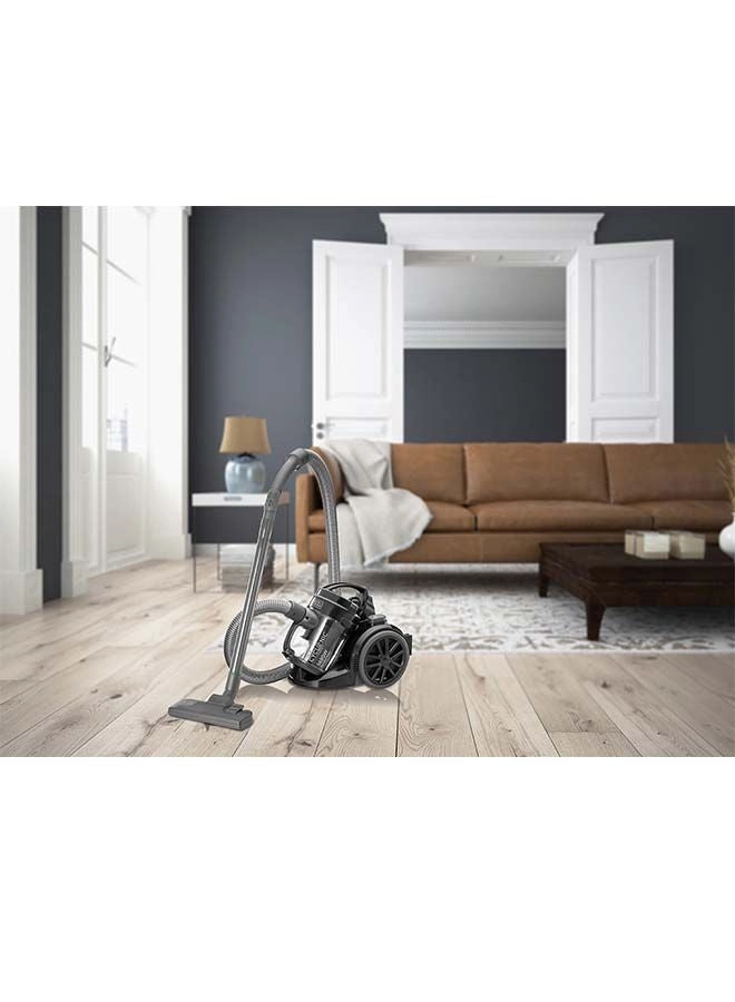 Bagless MultiCyclonic Canister Vacuum Cleaner (VM1480-B5)